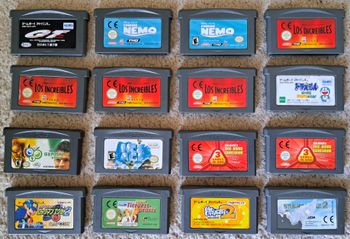 Lot de 16 jeux pour Nintendo Gameboy Advance GBA