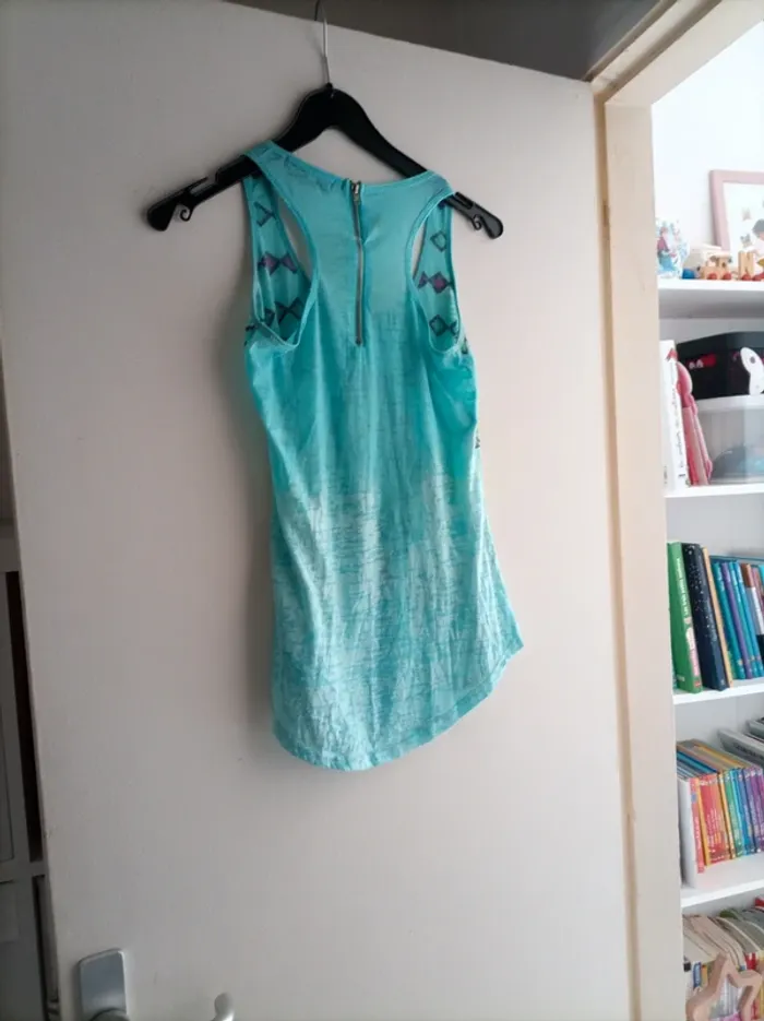 Débardeur turquoise - photo numéro 3