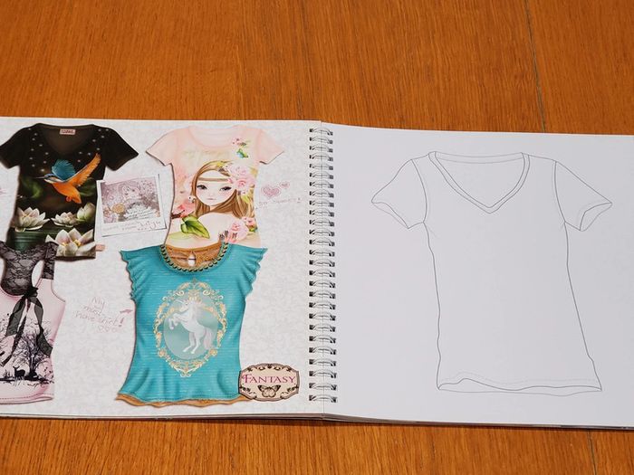 Album de coloriage Top Model T-Shirt Designer - photo numéro 9