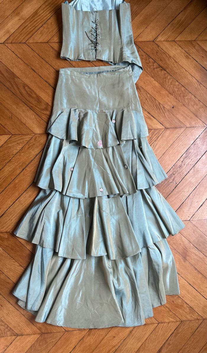 Sublime ensemble de soirée Claudine Elbaz couture Taille 38 (650€ en boutique)