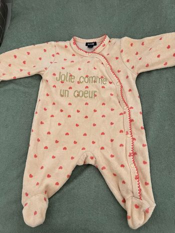 Lot pyjamas 1mois