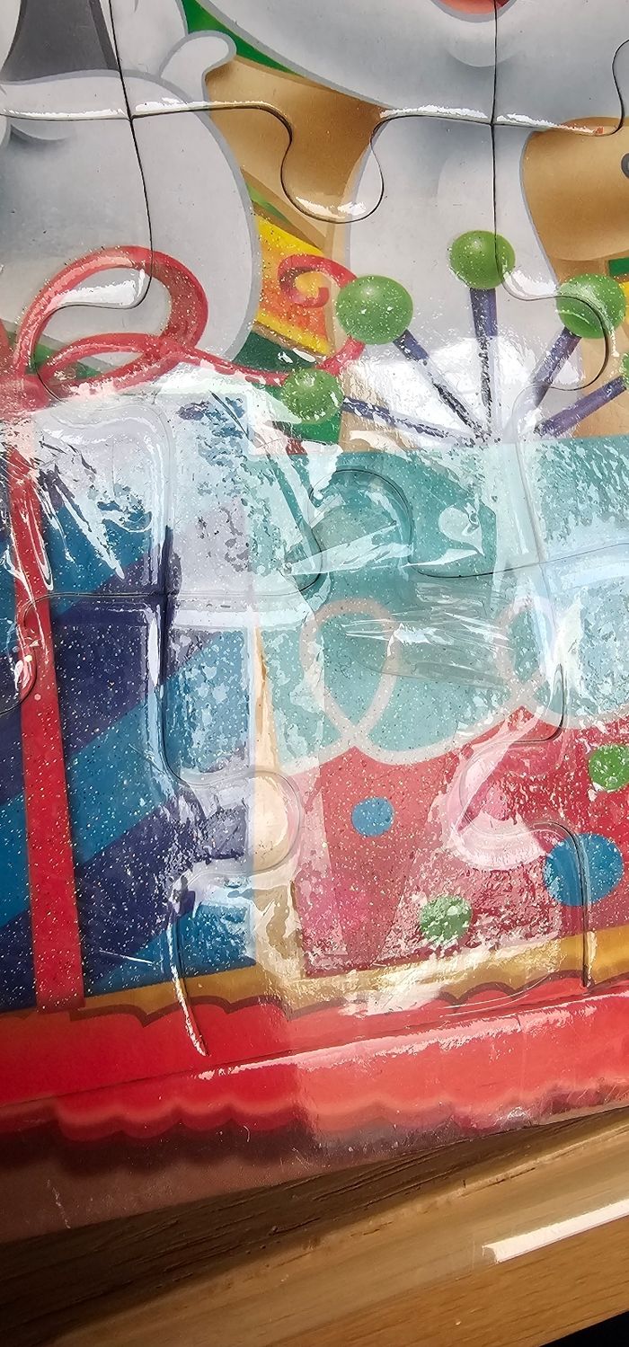 Puzzle Noël Looney tunes titi Taz 49 pièces neuf - photo numéro 5