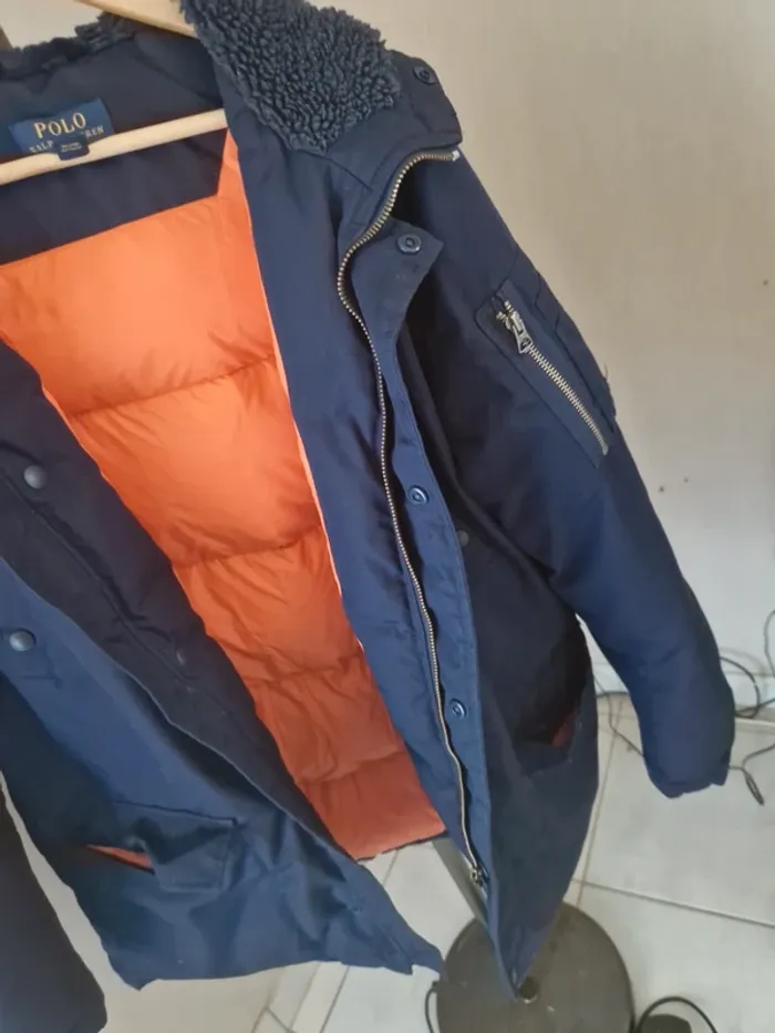 Veste matelassé doudoune ralph lauren taille 13 /14 ans tres bon etat - photo numéro 6