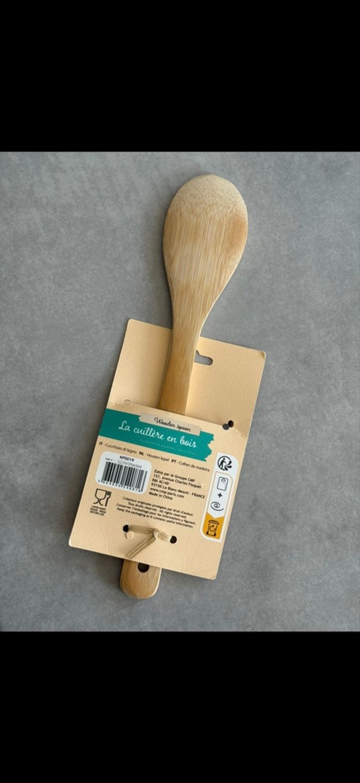 Cuillère en bois de cuisine Mijoté avec amour - photo numéro 5