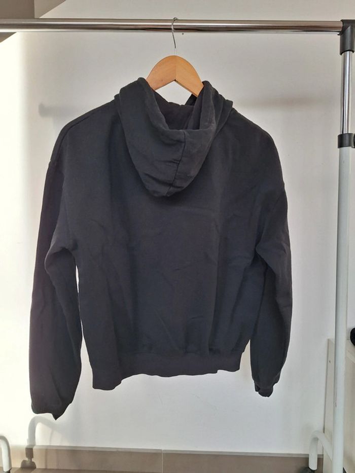 Pull sweat à capuche noir Jennyfer femme XS - photo numéro 2
