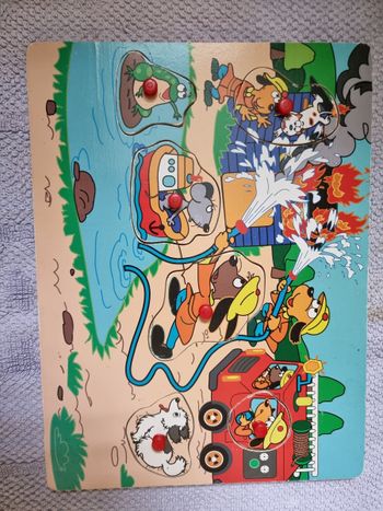 Puzzle en bois Pompiers
