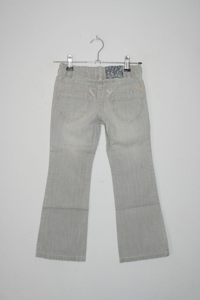 Jeans gris bootcut Ikks taille réglable 6 ans - photo numéro 3
