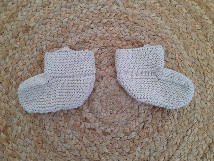 Chaussons tricot Kiabi Neuf 0-3 mois - photo numéro 2