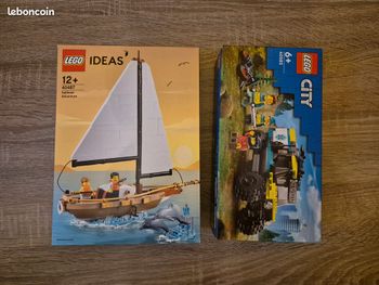 NEUF Scellé Lot de 2 boites de Lego 40487 Ideas Aventure en Voilier bateau + 40582 Ambulance VTT GWP