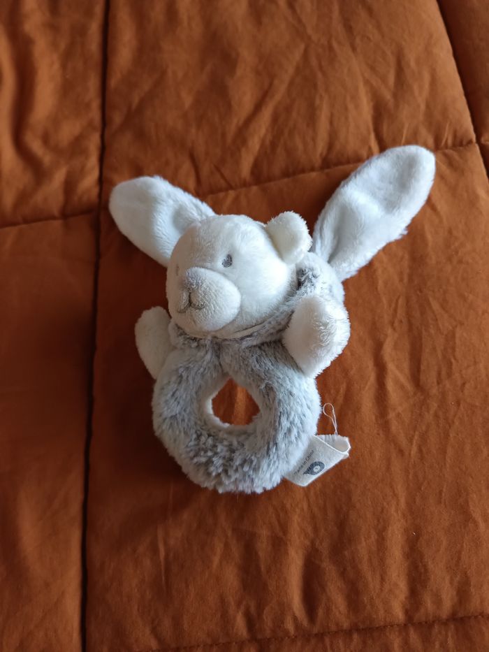 Hochet ours capuche lapin - photo numéro 3