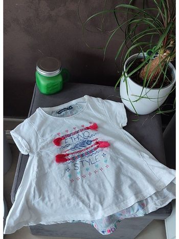Tee-shirt bi-matière In Extenso 4 ans