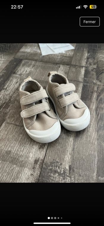 Chaussures en toile