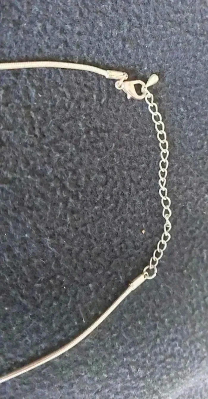 Collier fantaisie jaune / doré - photo numéro 3