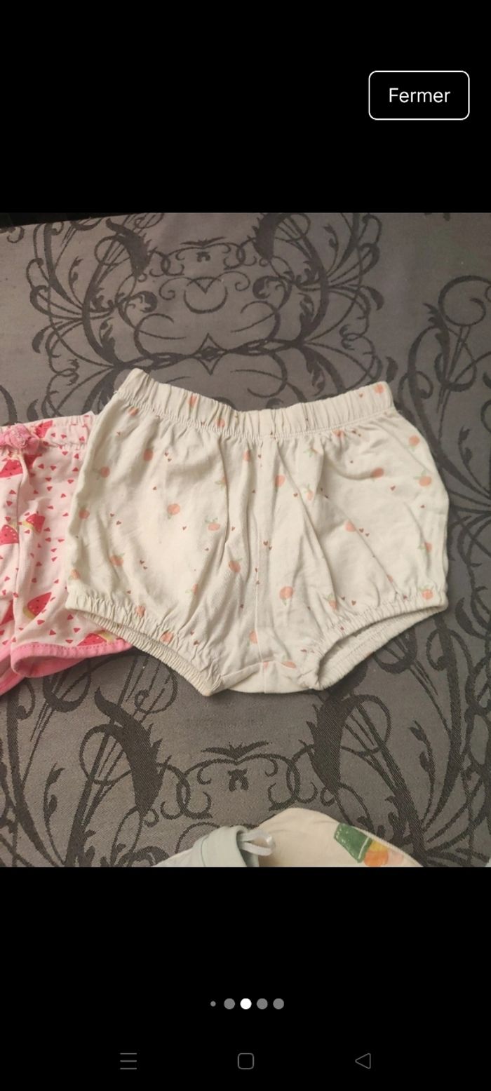 Lot shorts bébé filles - photo numéro 8
