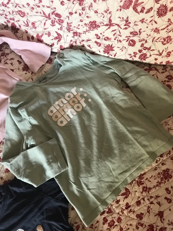 Lot de six T-shirts manche longue 23 mois - photo numéro 4