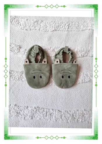 Chausson cuir bébé 6-12 mois