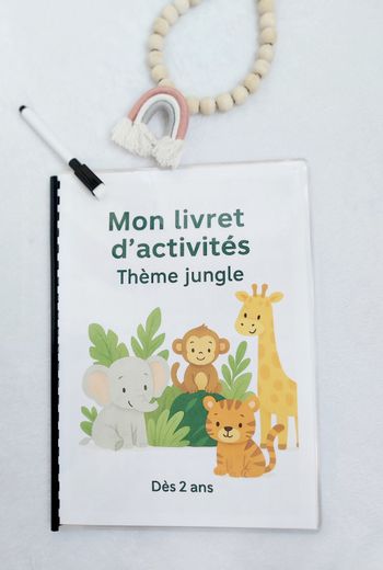 Livret d'activités thème jungle 