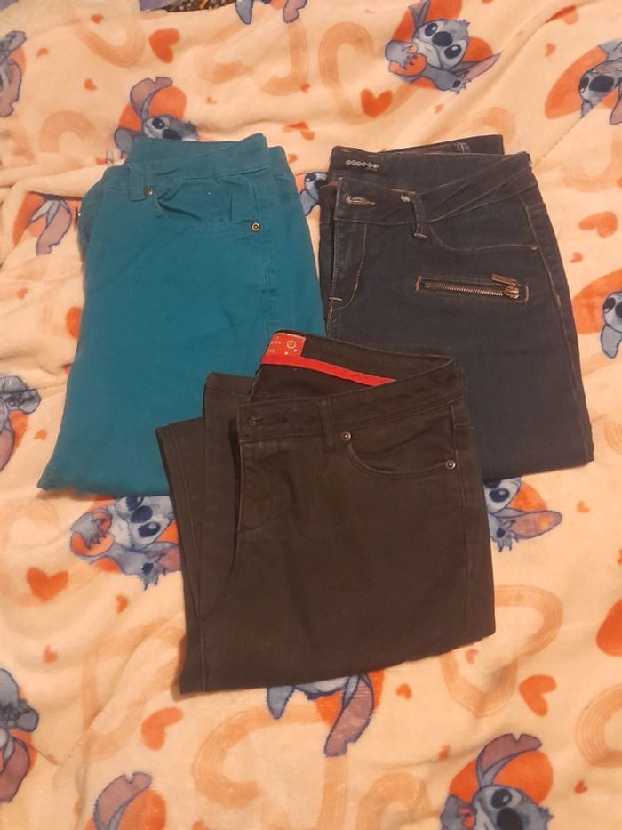 Lot de 3 Jeans taille 38 - photo numéro 2