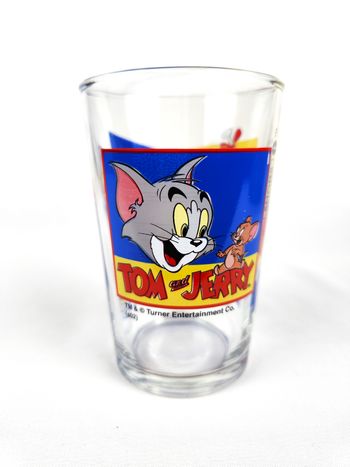 Vintage Verre amora Tom & Jerry