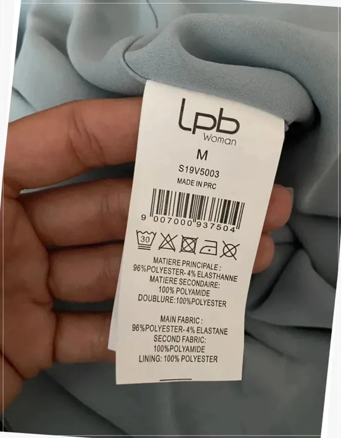 Robe dos nu dentelle bleu ciel Lpb woman - photo numéro 9