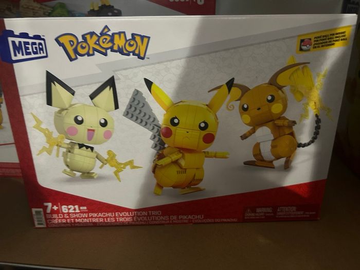 Mega Construx Pokémon Coffret Trio Évolution Pikachu