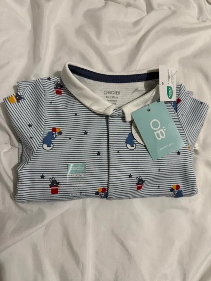 Pyjama Okaïdi -Taille 1 mois Neuf étiquette - photo numéro 4