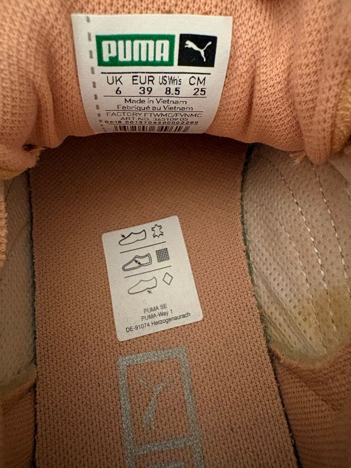 Baskets puma rose corail