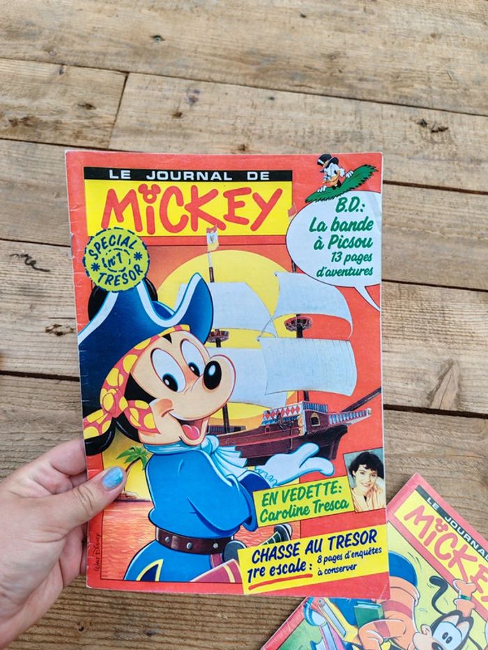 Lot de 4 magazines journal de mickey vintage - photo numéro 4