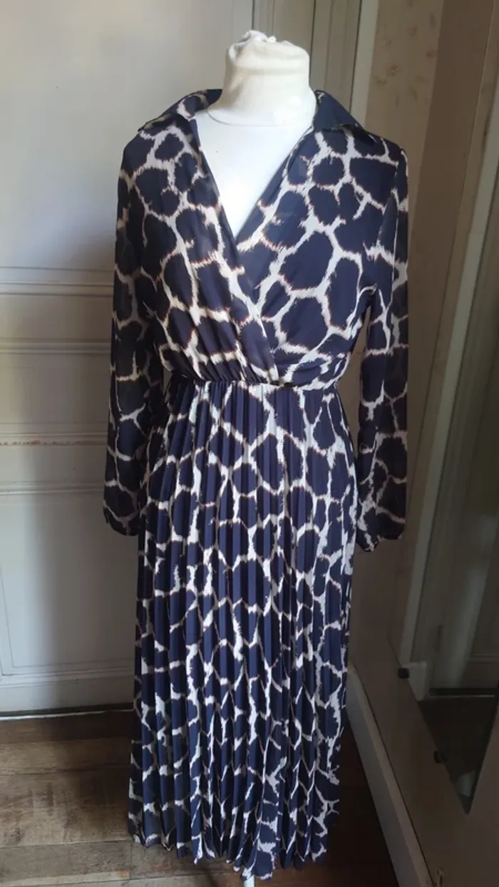 Robe longue senes imprimé léopard t U 36 38 - photo numéro 2