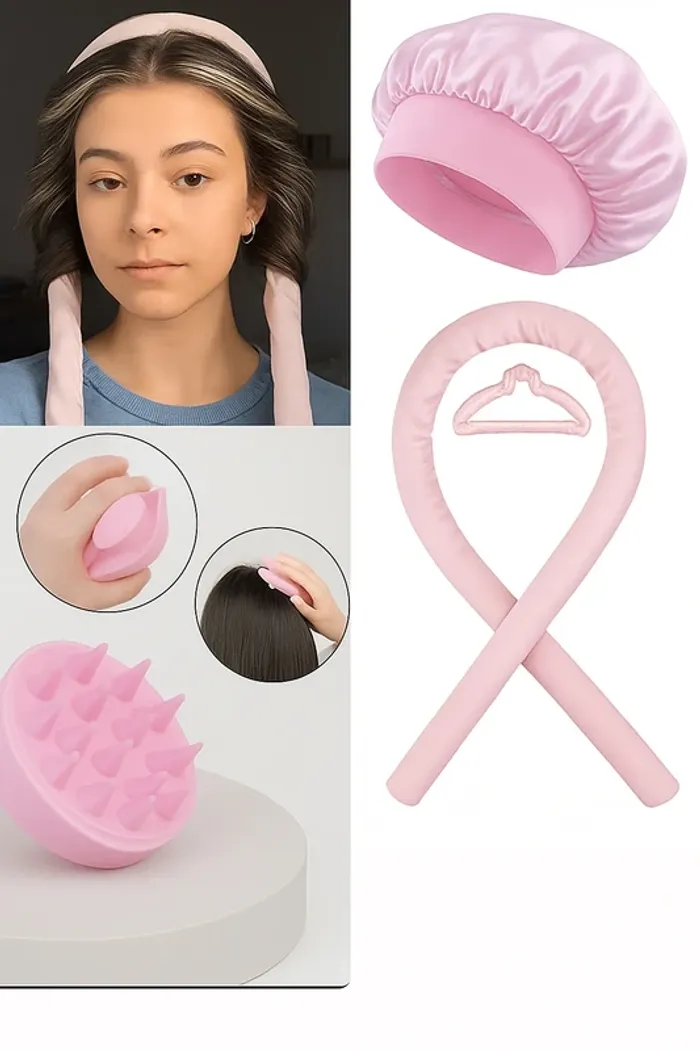 Kit d’accessoires capillaires rose – Beauté & soin des cheveux