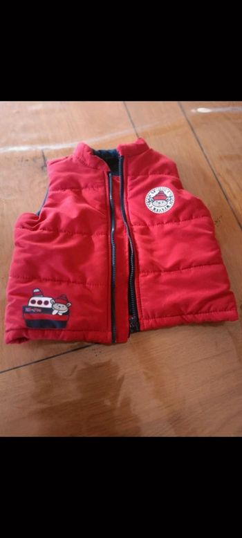 Doudoune sans manches 6 mois