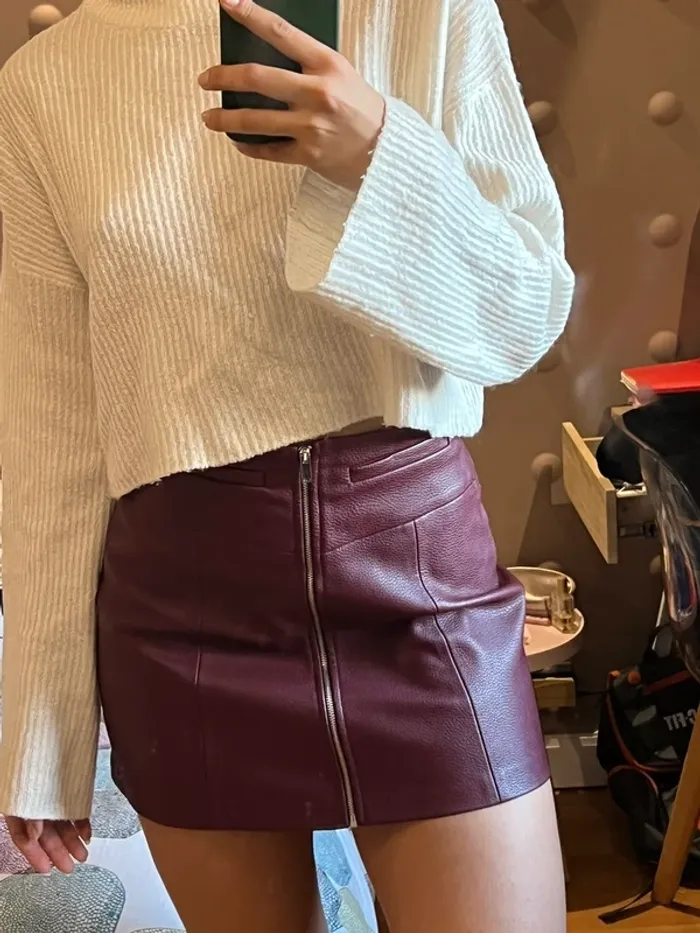 jupe en cuir - photo numéro 4