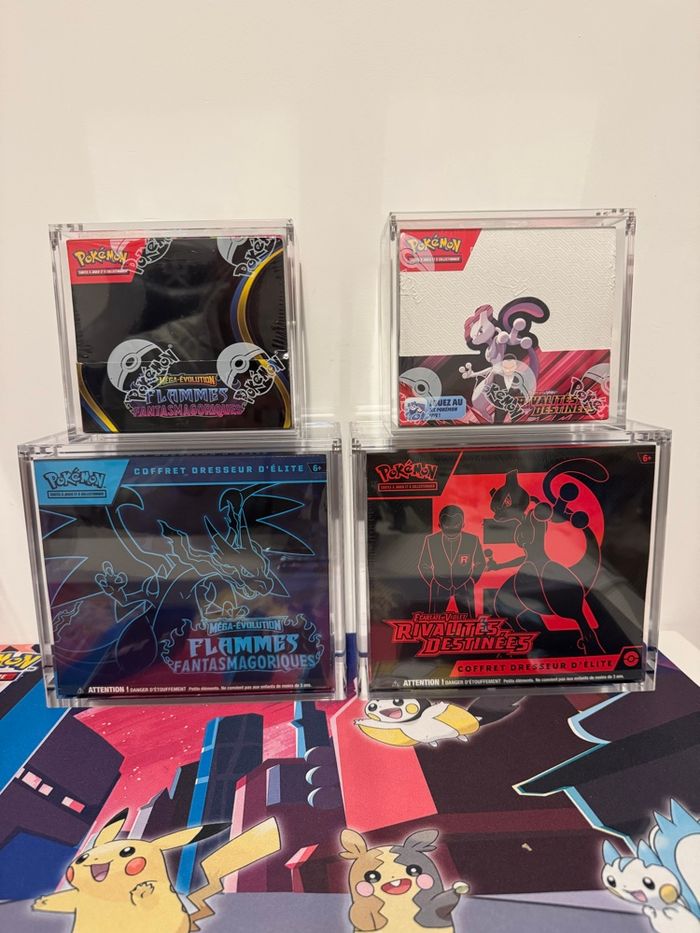 Protection acrylique Etb et display Pokémon