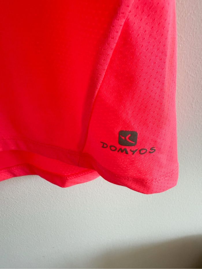 Haut de sport fuchsia bleu marine decathlon taille 36 S - photo numéro 3