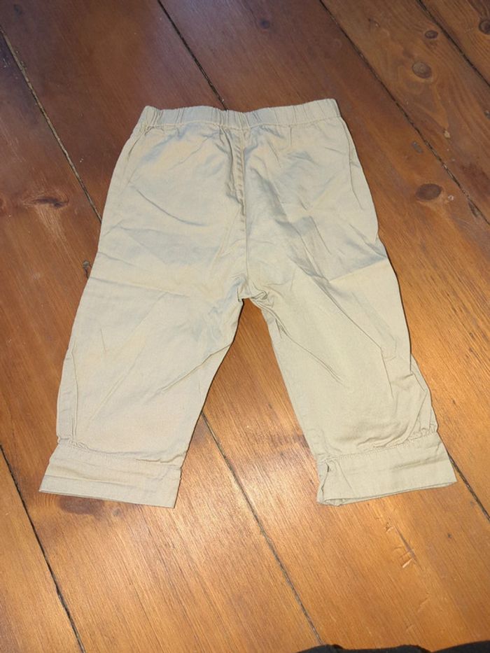 Pantalon beige dpam 12 mois fille mixte neuf - photo numéro 3