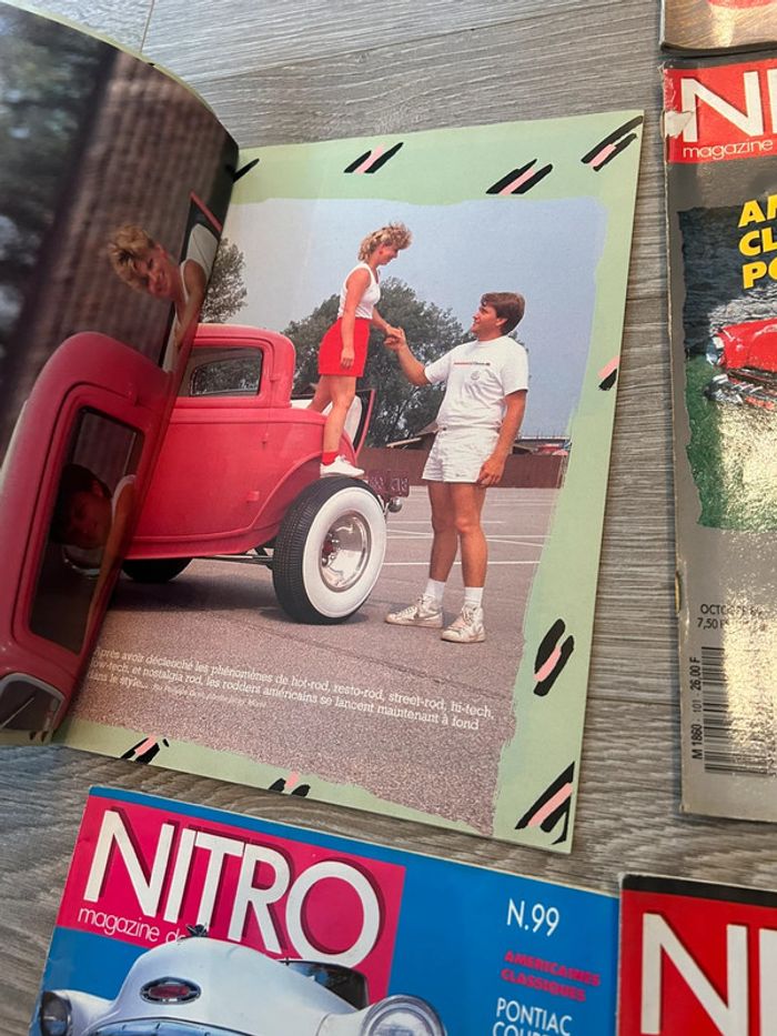 Lot 7 magazines Vintage Nitro Ancien - photo numéro 6