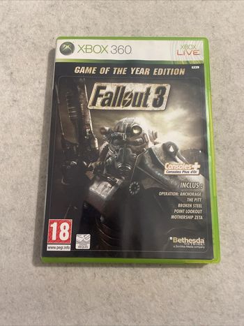 Fallout 3 Edition Goty Jeu Xbox 360 Complet FR