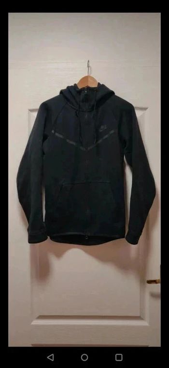 Sweat à capuche gilet zippé tech fleece noir Nike XS