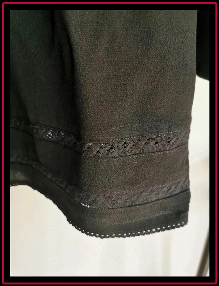 Blouse noire manches 3/4 - photo numéro 2