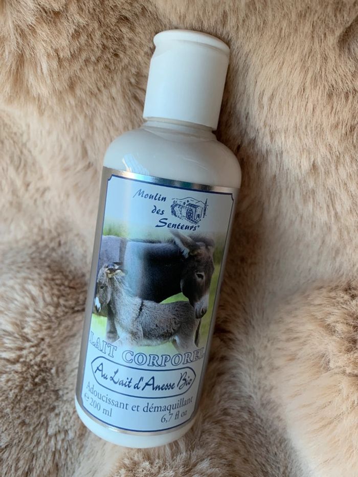 Lait 2 en 1 corporel et démaquillant au lait d’ânesse bio 200 ml