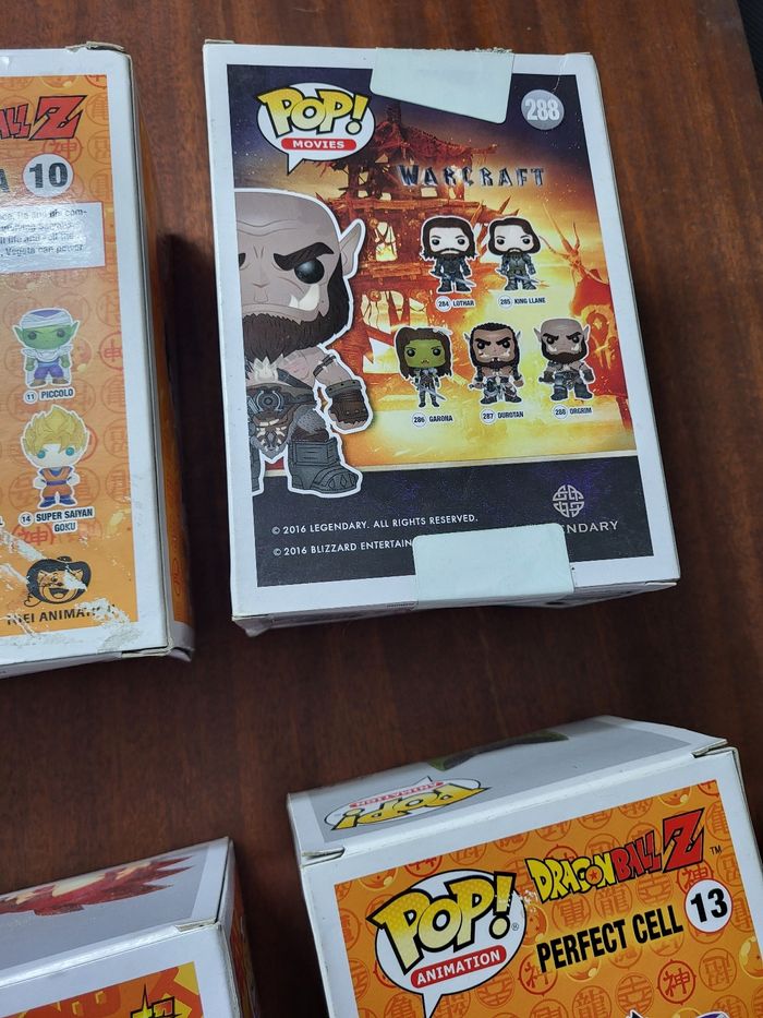 Lot de 7 Figurine POP Dragon ball, Warcraft, DC et Marvel - photo numéro 7