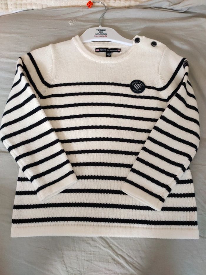 Pull marin enfant EF en H22 Terres des Marins 5 ans