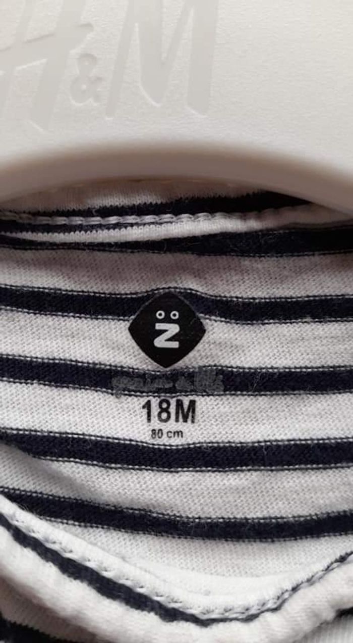 Lot de 2 T-shirts longues manches fille orchestra 18 mois - photo numéro 5