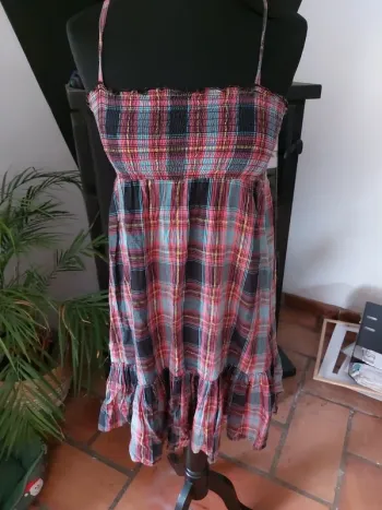 Robe à carreaux