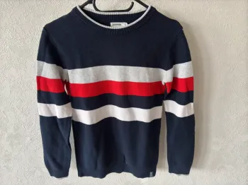 Pull Bleu Rayé