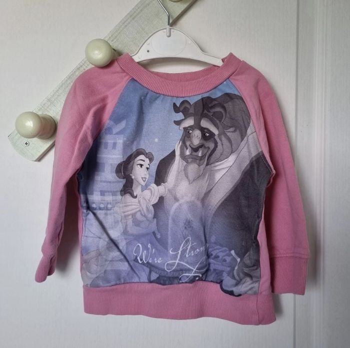 sweat pull la belle et la bête - disney