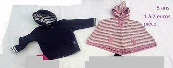 Lot de pulls 5 ans fille