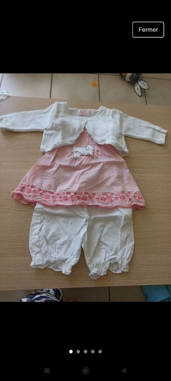 Ensemble blanc et rose