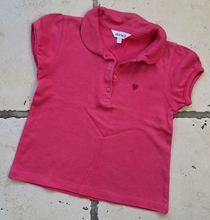 Polo rose Kidkanai - 4 ans - photo numéro 1