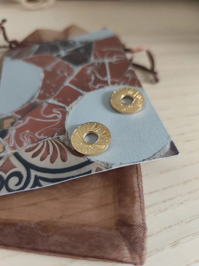 Ayada boucles d'oreilles Puces Marisol 16 mm - photo numéro 4